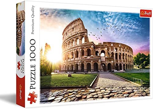 Trefl TR10468 1000 Piece Jigsaw, Sun-Drenched Colosseum Italien, Rom Puzzle, Mehrfarbig, One-Size von Trefl