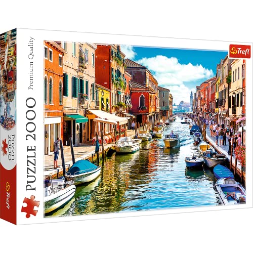 Trefl TR27110 Venedig 2000 Teile, Premium Quality, für Erwachsene und Kinder ab 12 Jahren Puzzle, Farbig, Katzenparadies von Trefl