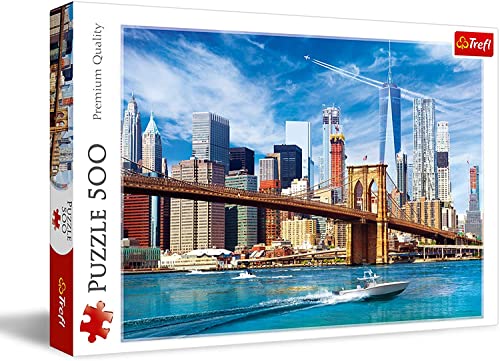 Trefl 916 37331 Ansicht von New York EA 500 Teile, Premium Quality, für Erwachsene und Kinder ab 10 Jahren 500pcs, Coloured, Farbig von Trefl