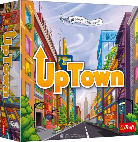 Trefl - Uptown - Familienspiel, Werde EIN Entwickler, Bauen, Verdienen, Strategiespiel für Erwachsene und Kinder ab 10 Jahren, 02407 von Trefl