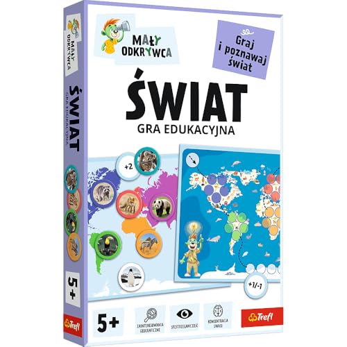 Trefl Welt - Kleiner Entdecker Lernspiel für Kinder ab 5 Jahren Trefl Welt - Kleiner Entdecker Lernspiel für Kinder ab 5 Jahren von Trefl