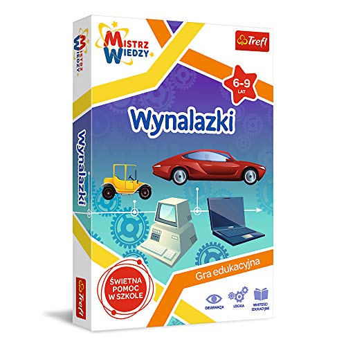 Trefl Wissens Wissens Erfinder Erfindung Bildungsspiel für Kinder 6-9 Jahre von Trefl