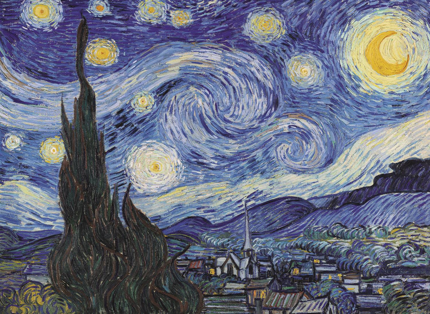 Trefl XXL Pieces - The Starry Night - Vincent van Gogh 200 Teile Puzzle Trefl-20248 Trefl XXL Pieces - The Starry Night - Vincent van Gogh 200 Teile Puzzle Trefl-20248 von Trefl