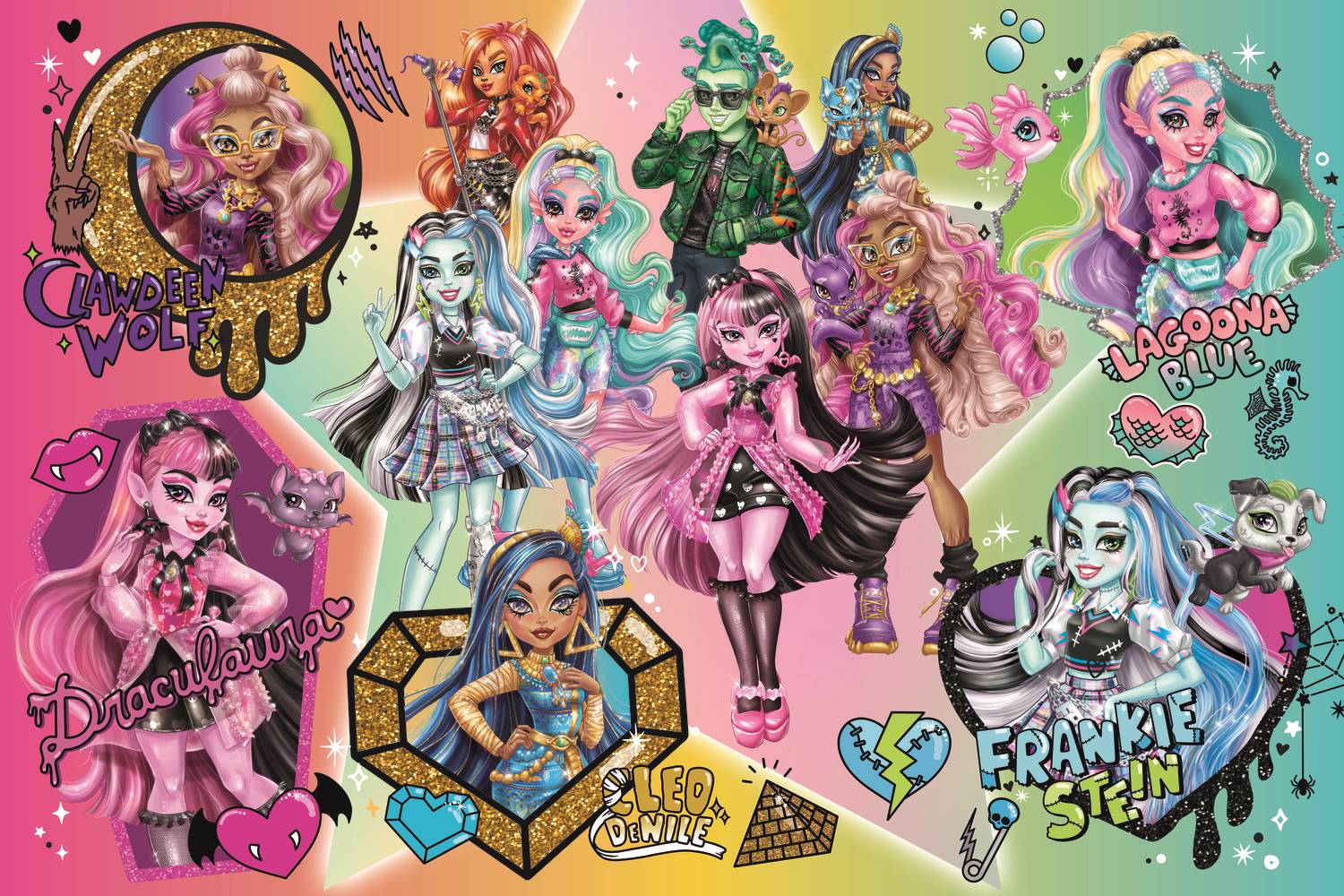 Trefl XXL Teile - Zombies Auf Dem Gipfel! - Mattel. Monster High 300 Teile Puzzle Trefl-23027 Trefl XXL Teile - Zombies Auf Dem Gipfel! - Mattel. Monster High 300 Teile Puzzle Trefl-23027 von Trefl