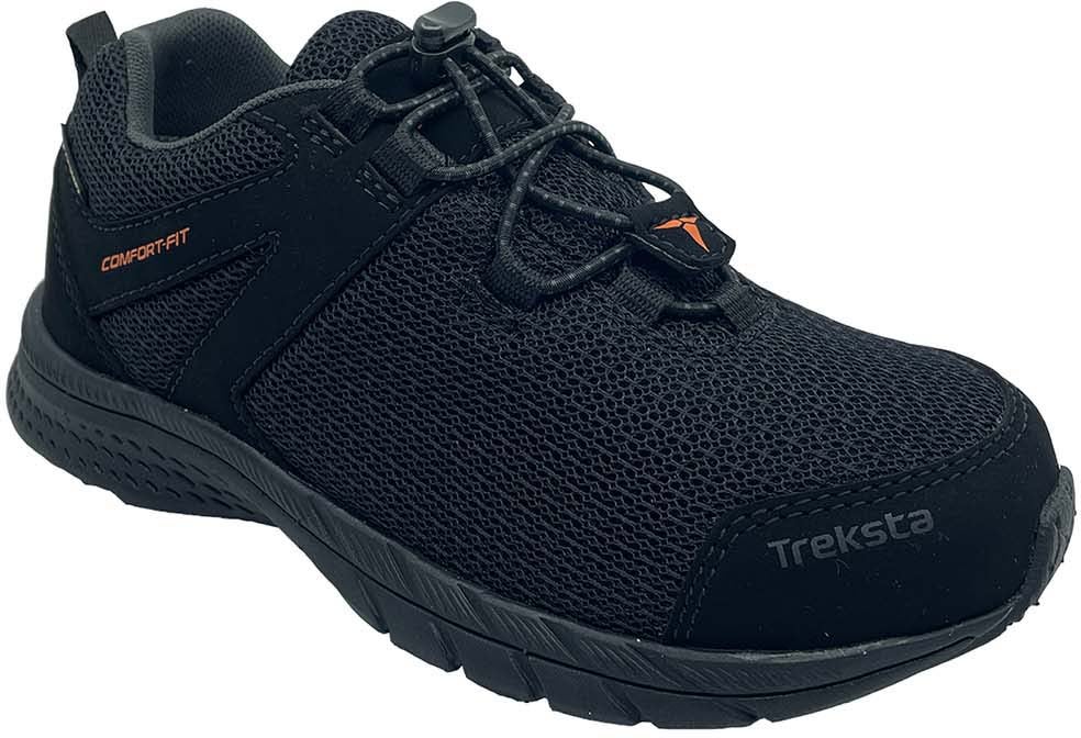 Treksta Clip GTX Kinder Sneakers, Black/Orange, 24, Kinderschuhe von Treksta