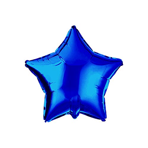 Trendario 20x Folienballon Stern Ø 45cm Helium Luftballon Sternballon Folienballons für Hochzeit Geburtstag Jahrestag Geschenk Party (Blau) von Trendario