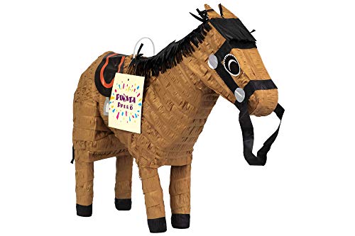 Pinata Geburtstag Pferd Für Jungen und Mädchen, Ideal zum Befüllen mit Süßigkeiten und Geschenken - Piñata für Kindergeburtstag Spiel, Geschenkidee, Party oder Hochzeit von Trendario