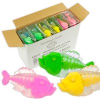 Großpack Piranha Radierer, 24 Stk., coole Radiergummis, je 6,5 x 3 cm von Trendhaus Handelsgesellschaft mbH