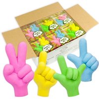 Hände Radierer, Großpack, 24 Sets mit je 2 Fingersymbol-Radiergummis von Trendhaus Handelsgesellschaft mbH