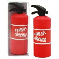 Radiergummi als Feuerlöscher 6 cm, Mitgebsel Feuerwehrparty, 1 Stück von Trendhaus Handelsgesellschaft mbH