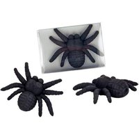 Schwarze Radierer Spinne, Radiergummi, 5cm x 4,3cm, für kleine Erschrecker von Trendhaus Handelsgesellschaft mbH