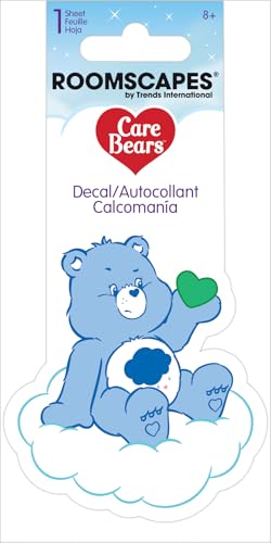 Care Bears – Grumpy Bear – weißer Vinyl-gestanzter Aufkleber – 4 Farben – weißer Vinyl-Aufkleber – 4 Farben von Trends International