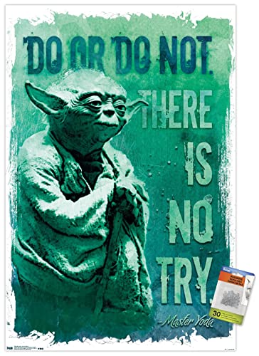 Star Wars - Saga - Do Or Do Not Wall Poster mit Pinnnadeln von Trends International