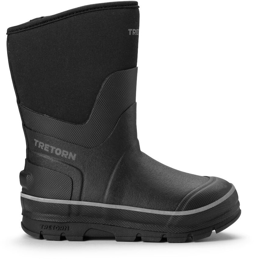 Tretorn Abisko Jr Gefütterter Gummistiefel, Schwarz, 26, Kindergummistiefel, Kinderstiefel, Gummistiefel kinder, Kids von Tretorn