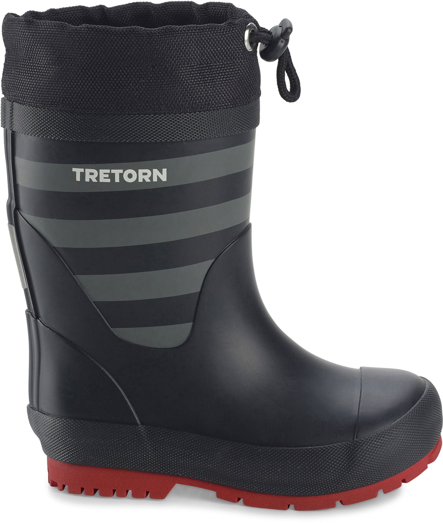 Tretorn Gränna Vinter Gefütterte Gummistiefel, Black/Grey, 32, Kindergummistiefel, Kinderstiefel, Gummistiefel kinder, Kids von Tretorn