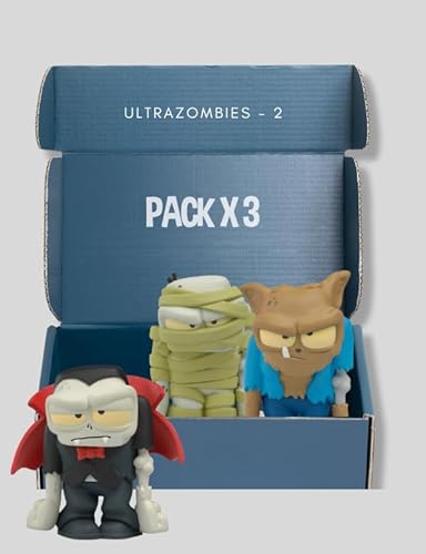 Triciclo Editores Ultrazombies – 3er-Pack – Puppen – Zombies-Figuren – Sammlerstück für Kinder ab 4 Jahren (Pack 2) von Triciclo Editores