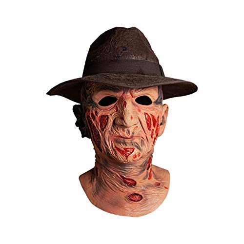 Trick Or Treat Studios A Nightmare On Elm Street Freddy Krueger Maske mit Hut von Trick Or Treat Studios