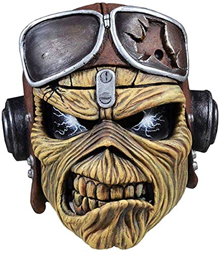 Trick Or Treat Studios Iron Maiden ACES High Eddie lizenzierte Maske für Erwachsene Kostüm Zubehör von Trick Or Treat Studios