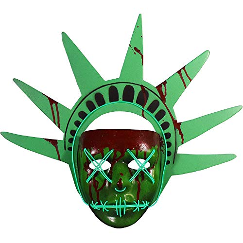 Trick or Treat Studios The Purge Election Year Lady Liberty Adult Light Up Injection Mask von Trick Or Treat Studios