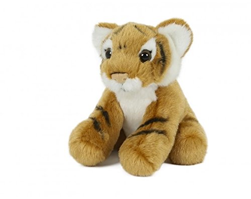 Unbekannt Stofftier Tiger, Braun, 13 cm Kuscheltier Plüschtier, Wildtier Zootier Raubkatze von Trigon