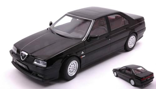 MODELLINO IN Scala COMPATIBILE Con ALFA Romeo 164 Q4 1994 Black/Dark RED Interior 1:18 TRIPLE 9 T9-1800322 von Triple 9