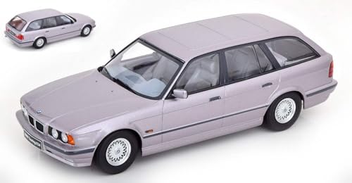 Modell in Maßstab, kompatibel mit BMW 5-Serie Touring E34 Artic Silver 1:18 Triple 9 T9-1800400 von Triple 9