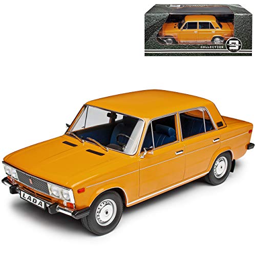 Lada 2106 1600 Limousine Golden Gelb Braun 1979-2012 1/18 Triple 9 Modell Auto von Triple9