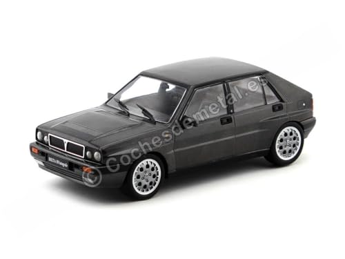 Triple 9 Lancia Delta HF Integrale 16V 1990, Grau Metallic, Modellauto 1:18, Erwachsene Classic Car Enthusiasten von Triple 9