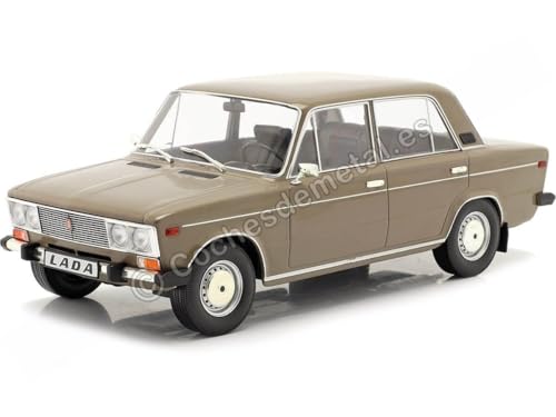 Triple9 Lada 2106 1980 Dunkelbeige Modellauto 1:18 von Triple9