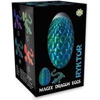 Drachenei 'MagiX Dragon Egg RYKTOR', blau, Drachen 22,5 cm & Ei 8 cm von Triton-X