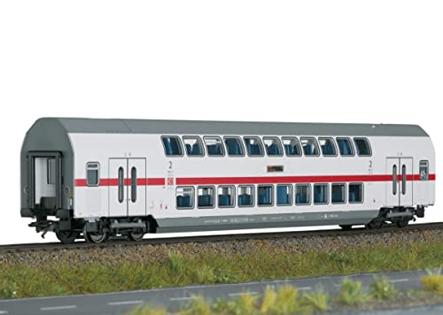 Märklin TRIX H0 23254 H0 Doppelstockwagen IC2 der DB-AG DBpza 682.2, 2.Klasse, Wagen-Ordnungsnummer 4 von Trix