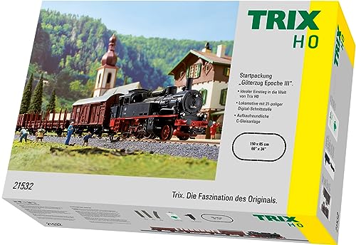 TRIX H0 T21531 Digital Starter Kit Güterzug Epoche III von Trix