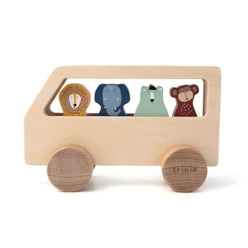 Trixie Baby Bus aus Holz – Tiere von TRIXIE