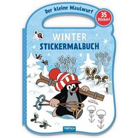 Trötsch Der kleine Maulwurf Winter-Stickermalbuch von Trötsch Verlag GmbH & Co. KG