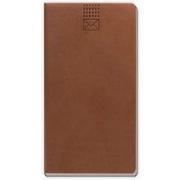 Trötsch Adressbuch Soft Touch Slim Braun von Trötsch