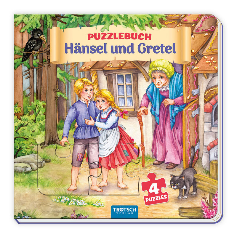 Trötsch Pappenbuch Puzzlebuch Hänsel und Gretel von Trötsch