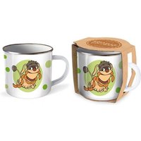 Trötsch Unser Sandmännchen Emaille Becher Tasse Moppi von Trötsch