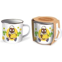 Trötsch Unser Sandmännchen Emaille Becher Tasse Pittiplatsch von Trötsch