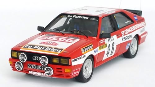 Maßstabsmodell kompatibel mit Audi Quattro Mount Carlo Rally 1982 Cochin-Morin 1:43 TrofEU TFRRFR72 von Trofeu