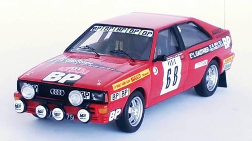 Maßstabsmodell kompatibel mit Audi Quattro Rally Monte Carlo 1982 Chasseuil-Baron 1:43 TrofEU TFRRFR68 von Trofeu