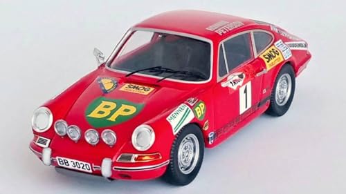 Modell in Maßstab, kompatibel mit Porsche 911 L Swedish Rally 1970 PETERSON/SVEDBERG 1:43 TROFEU TFDSN108 von Trofeu