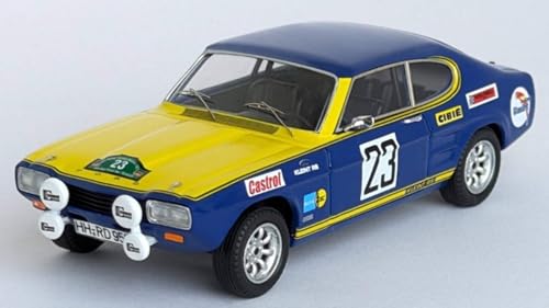 Modell in Maßstab Trofeu kompatibel mit FORD CAPRI 2600 BAVARIA RALLY 1971 ROHRL/MARECEK 1:43 Modell SCALE TFDSN241 241217 von Trofeu