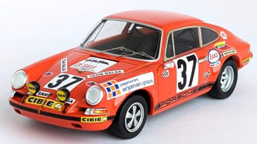 Modell in Maßstab Trofeu kompatibel mit Porsche 911 S LE MANS 1971 MAUROY/LAGNIEZ 1:43 Modell Treppe TFDSN240 241217 von Trofeu