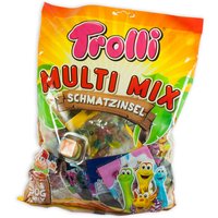 Trolli Schmatzinsel Multimix, Fruchtgummis und Schaumzuckerbonbons, 500g von Trolli