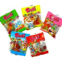 Trolli Vitamin Zwerge, 1x 10g Tütchen, bunte Fruchtgummi-Zwerge mit Vitaminen von Trolli