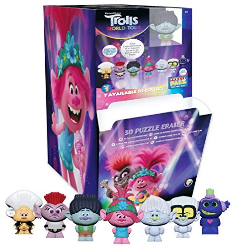 Trolls Blindbag Figuren in Kapsel Radiergummi Blindbag 12 Kapseln von DREAMWORKS TROLLS