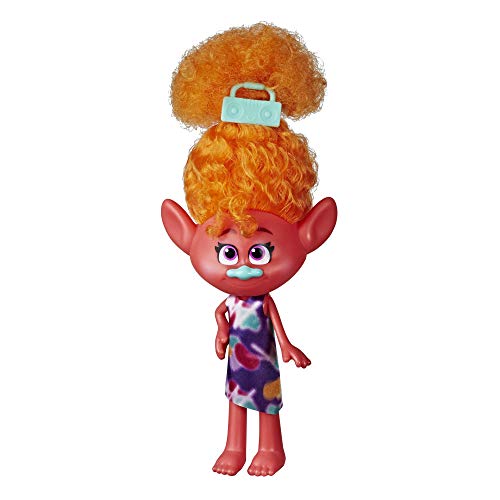 DreamWorks Trolls Styling DJ Suki Fashion Puppe mit abnehmbarem Kleid und Haarschmuck, inspiriert vom Film Trolls World Tour, Mädchen ab 4 Jahren von DREAMWORKS TROLLS