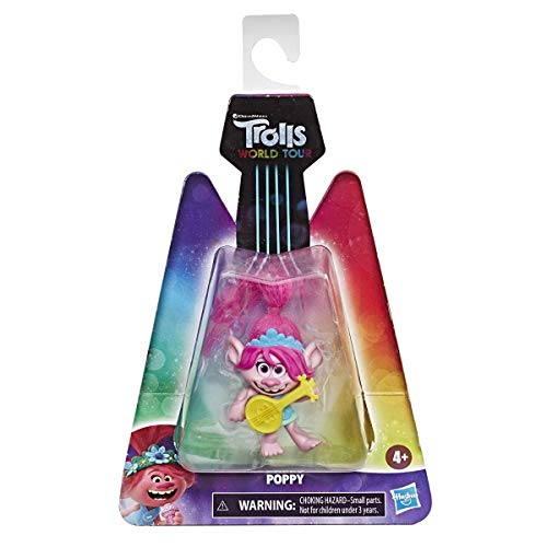 DREAMWORKS TROLLS World Tour Poppy, Puppe mit Ukulele, Spielzeug zum Film Trolls World Tour von DREAMWORKS TROLLS