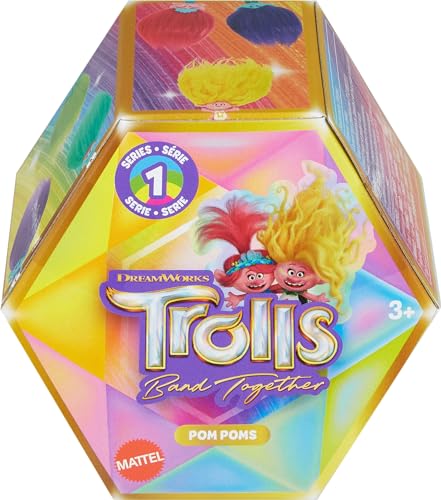 Trolls Puppe, verschiedene Pom Poms, für Mädchen ab 3 Jahren von Mattel