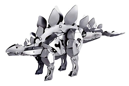 Tronico 20038 - Metallbaukasten Dinosaurier Stegosaurus, Aluminium, 88-teilig von Tronico